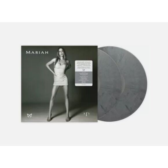 VINYL Mariah Carey: #1's - 2 Silver/Black Swirl LP + 4 Bonus Tracks NEW / SEALED - Picture 3 of 6
